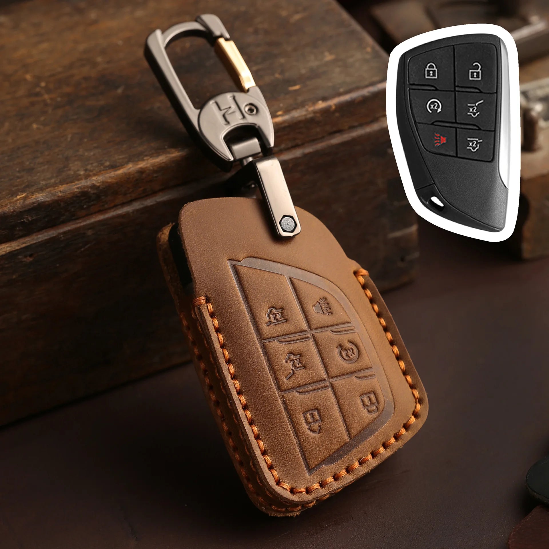 6 Buttons Car Key Cover Case by Snagg A Key Cover