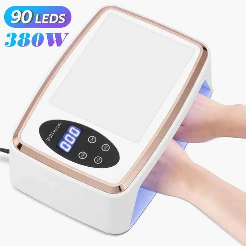 Ultra High Power 480W Professional UV/LED Nail Station – 108 LED Beads & Skin Whitening Red Light Mode