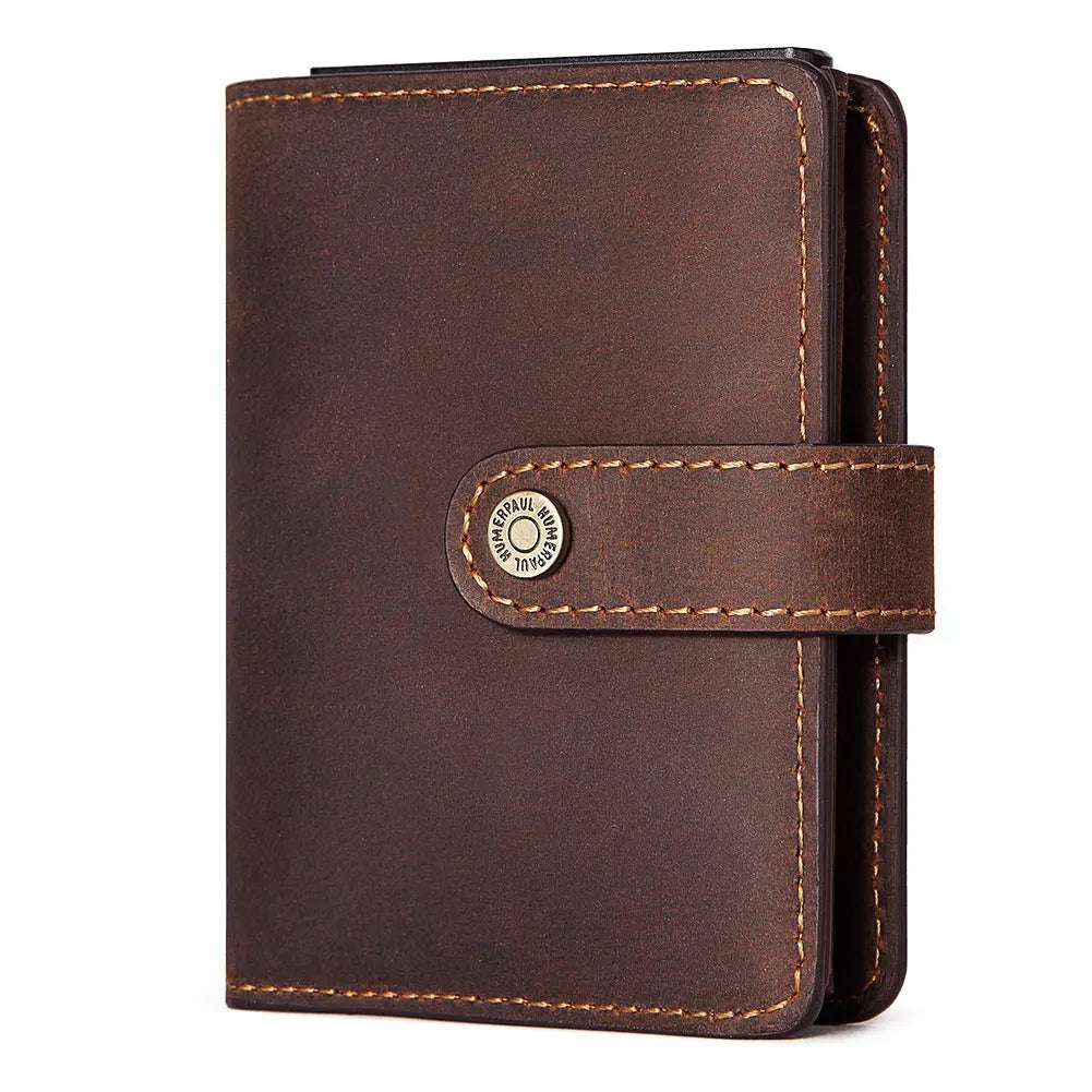 Leather RFID Pop-Up Wallet by Snagg It Wallet