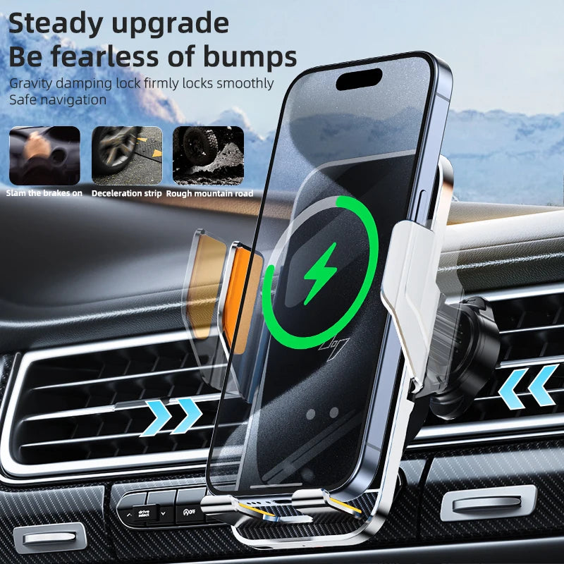 Upgraded Wireless Car Phone Holder by Snagg A Phone Holder