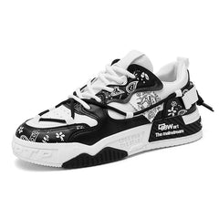 Men’s Thick Sole Casual Board Sneakers by Snagg A Shoes