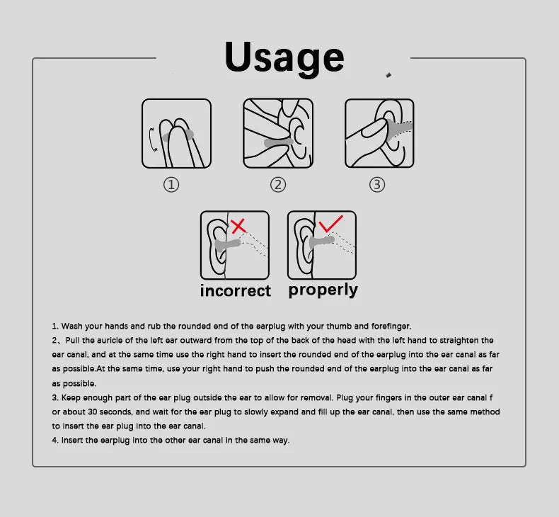 30 Pairs Anti Noise Earplugs by Snagg An Earplug