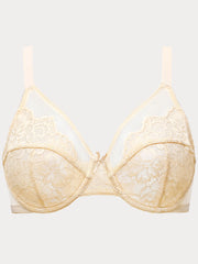 Plus Size Minimizer Bra | Floral Lace Underwire Full Coverage
