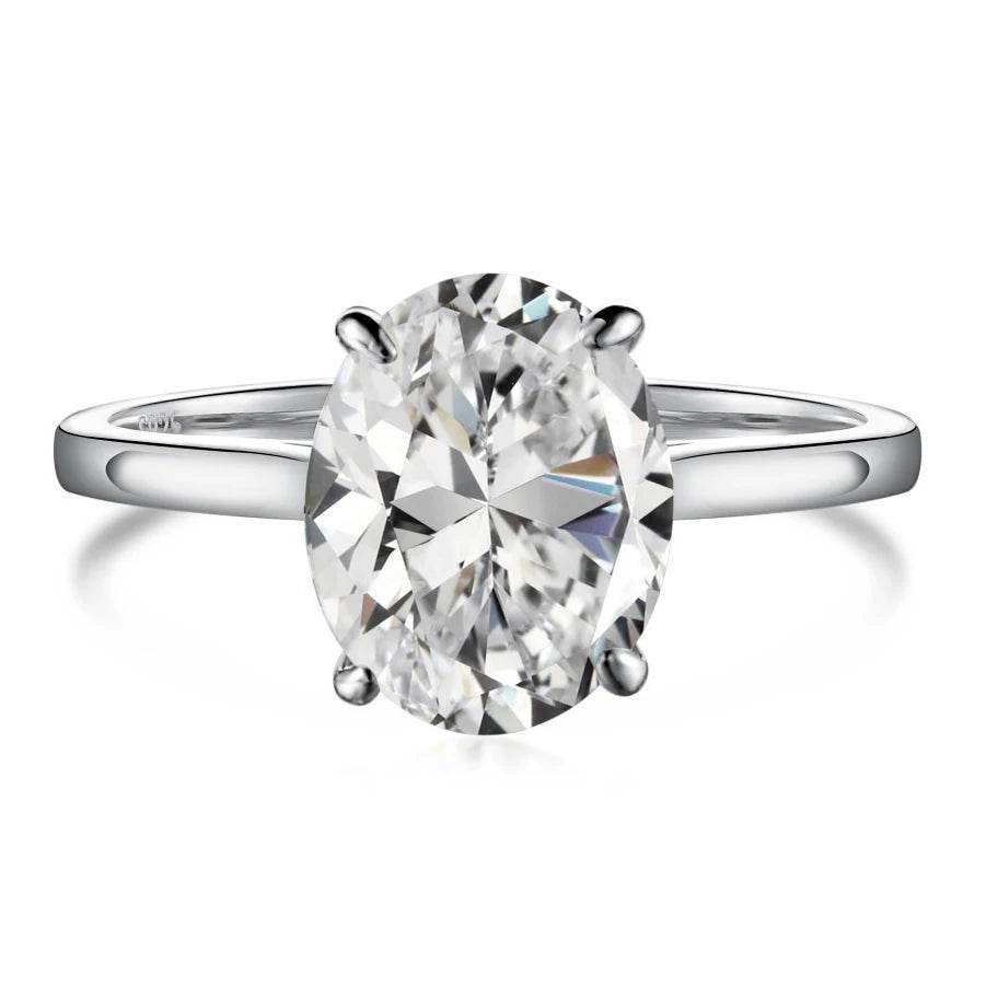 3ct Oval Moissanite Ring - SnaggIt