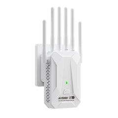 3000Mbps WiFi 6 Repeater Dual-Band 2.4G/5GHz Gigabit Signal Booster by Snagg A WiFi Booster