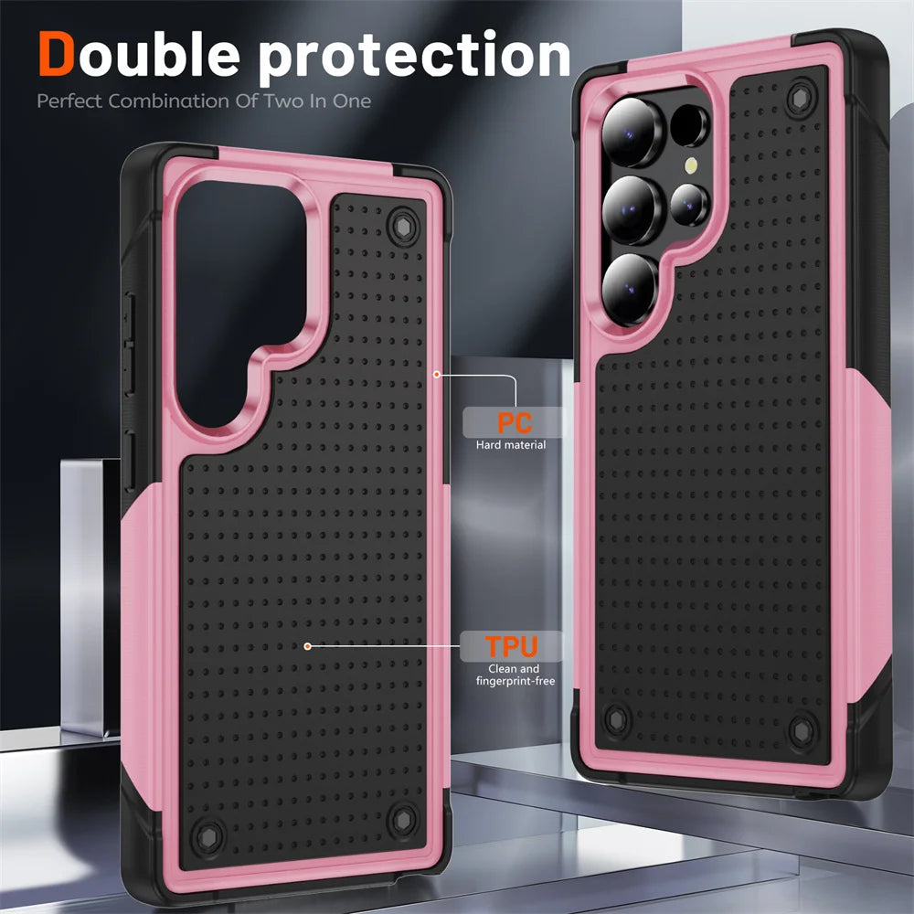 Shockproof Contrast Color Bumper Case – for Samsung Galaxy S23 Series - Phone Cases & Covers