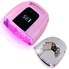 96W Cordless Mirror-Reflective UV/LED Nail Station – Wireless High Performance Rechargeable Dryer