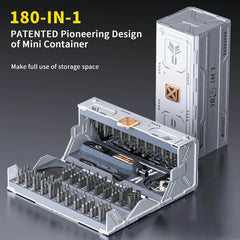 180-in-1 Magnetic Precision Screwdriver Set - SnaggIt