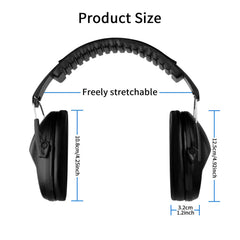 Foldable padded earmuffs for kids and adults – image 7