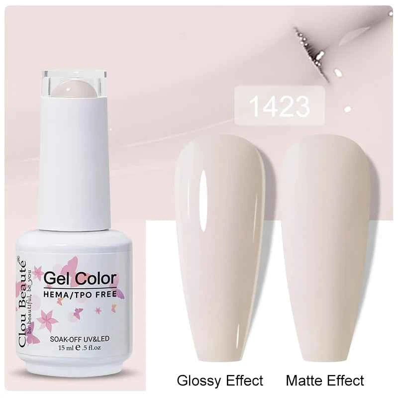 Professional 15ml HEMA & TPO Free Gel Polish – High-Performance Red & Multi Tone Semi Permanent Varnish