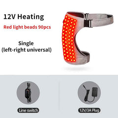 Hip Massager with Red Light Heat & Vibration Therapy – Muscle Recovery & Joint Relief Support