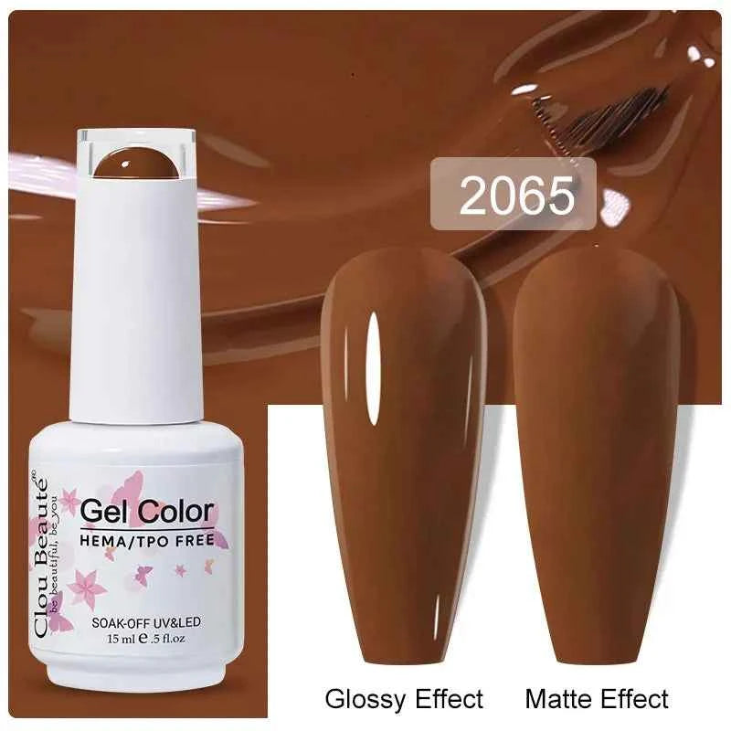 Professional 15ml HEMA & TPO Free Gel Polish – High-Performance Red & Multi Tone Semi Permanent Varnish