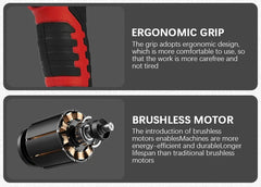 20V Brushless Auto Rivet Gun – 3.2–4.8mm Cordless Riveting Tool for Metalwork