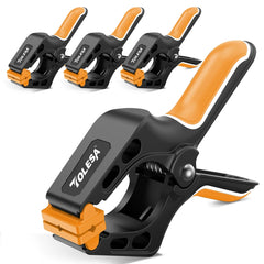 7" Heavy Duty Spring Clamps – 2/4PCS Nylon Woodworking, Gluing & Clamping Set