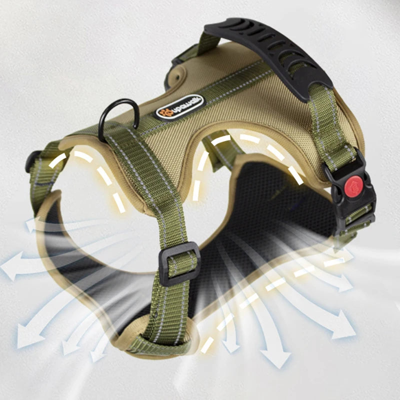 Adjustable Reflective Dog Harness by Snagg A Harness