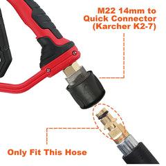 4000 PSI Spray Gun with Nozzles & Foam Lance Kit by Snagg A Foam Cannon