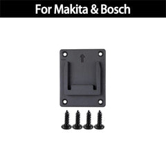 Cordless Drill & Power Tool Wall Mount Holder Compatible with Makita, DeWalt, Bosch & Milwaukee 18V Tools