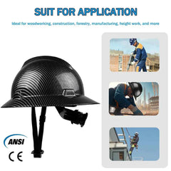 Full brim HDPE construction safety helmet – image 4