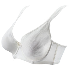 Plus Size Lace Minimizer Bra | Underwire Lifting High Support Full Coverage Unpadded Large Cup