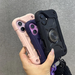 3 in 1 Heavy Duty Shockproof Case - for iPhone 16 Series - Phone Cases & Covers