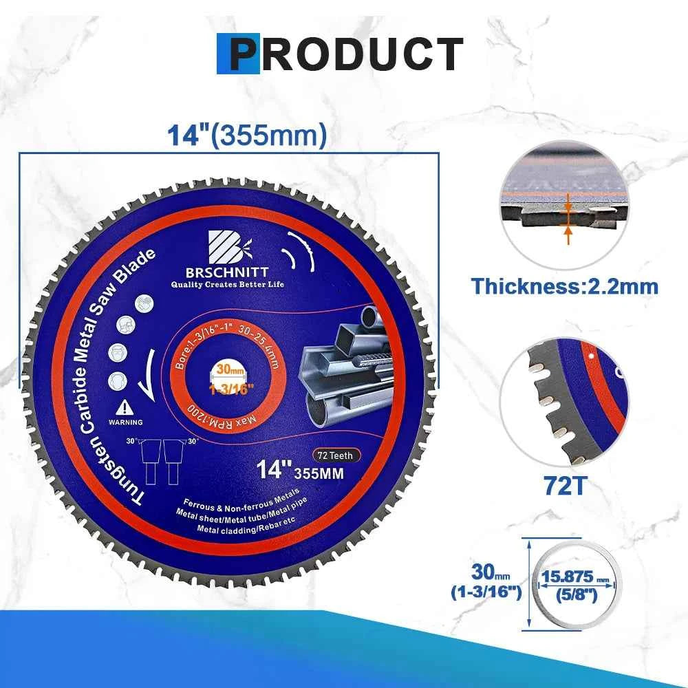 Professional Alloy Iron Cutting Disc | 165mm–355mm Carbide-Tipped Circular Saw Blade for Steel & Rebar