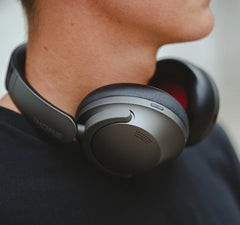 Wireless ANC Headphones | Bluetooth 5.0 Over-Ear Noise Cancelling Headset (70H Playtime) by Snagg A Headphone
