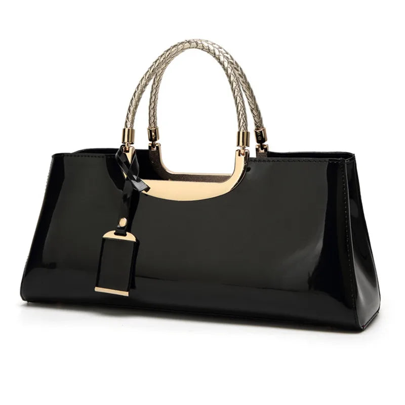 Patent Leather Evening Purse by Snagg It Purses