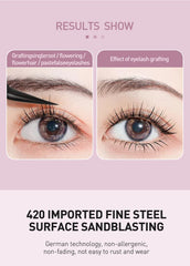 Professional Fiber Tip Eyelash Extension Tweezers – Precision High Volume Application Tool