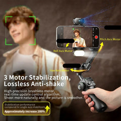 3-Axis Handheld Gimbal Phone Stabilizer with Extension Rod by Snagg A Phone Holder