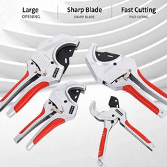 Ratchet pipe cutter with SK5 blade for PVC and PEX pipe – image 2