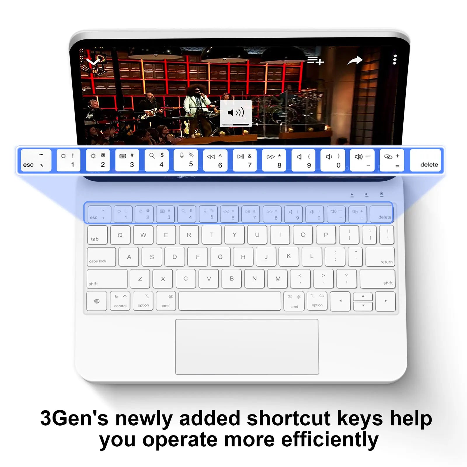 Magic Keyboard for iPad Series by Snagg A Wireless Keyboard