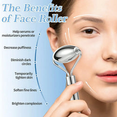Ice Face Roller & Stainless Steel Gua Sha Tool Set