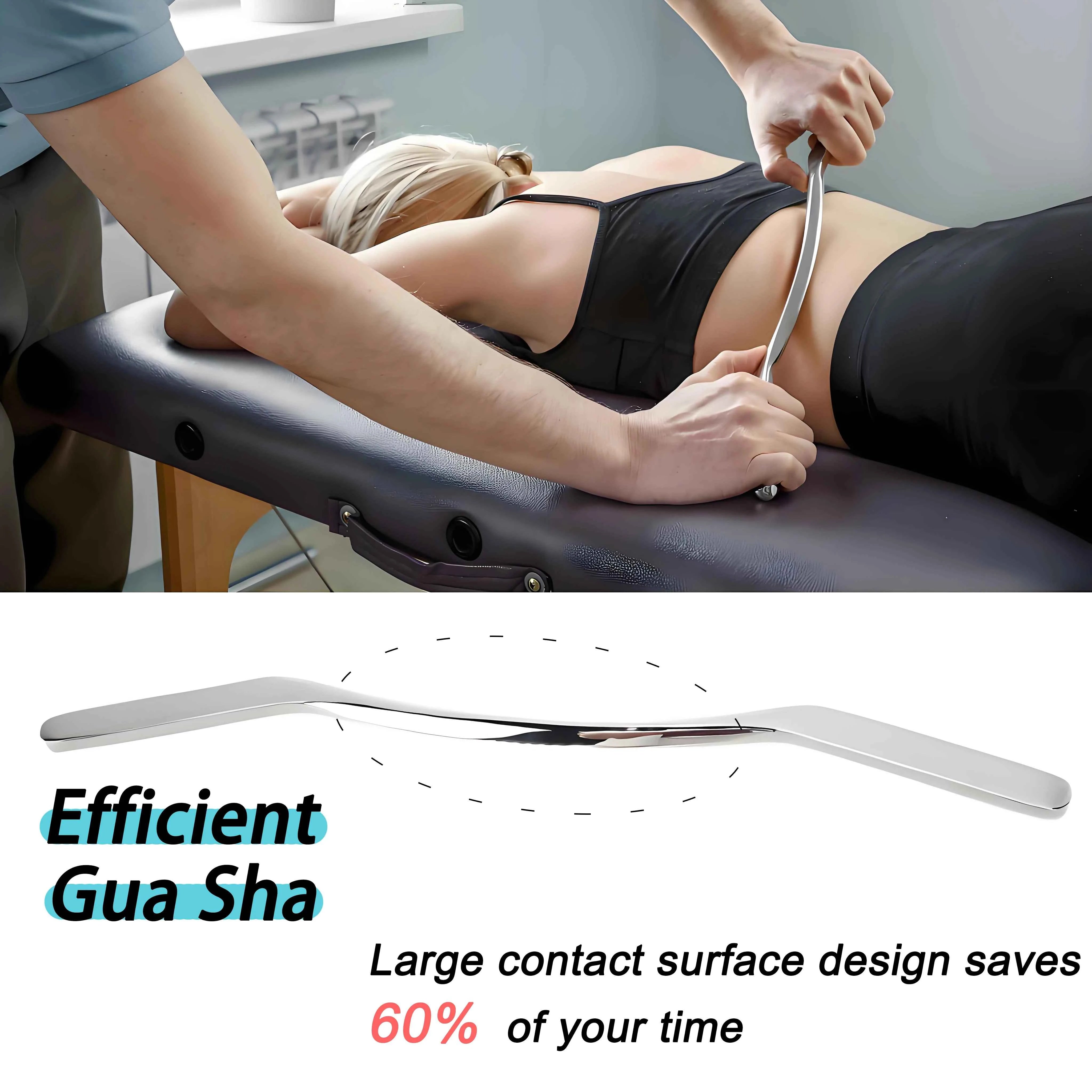 5 in 1 Stainless Steel Gua Sha & IASTM Massage Tool