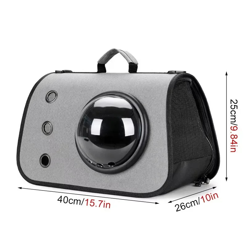 Portable Space Capsule Pet Travel Bag by Sangg A Pet Backpack