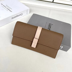 Luxury Genuine Leather Long Wallet by Snagg It Wallet