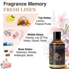 Aromatherapy Essential Oil for Reed Diffuser Air Freshener - 45 Variant