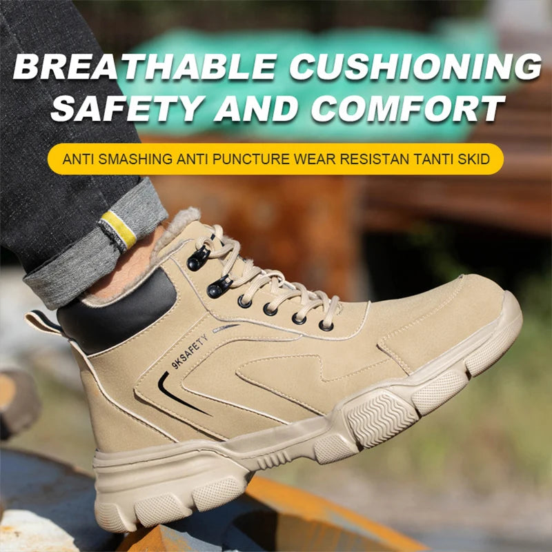 Men’s Steel Toe Safety Work Boots by Snagg A Shoes