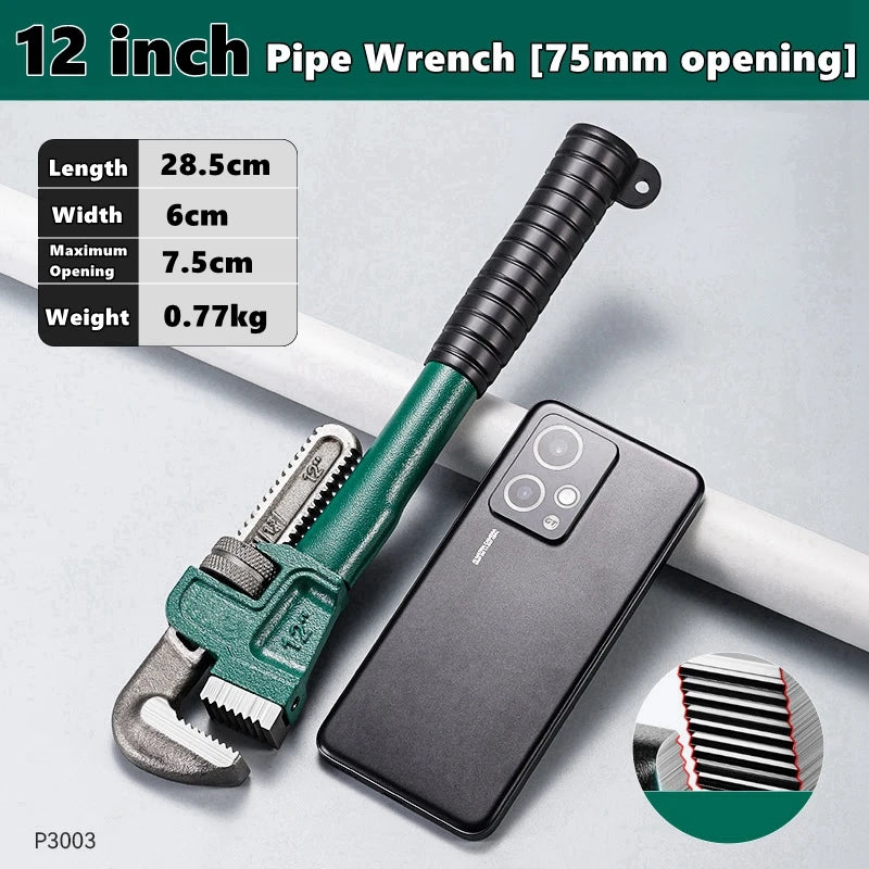 Heavy Duty Straight Pipe Wrench by Snagg A Spud Wrench