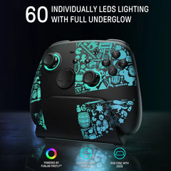 Luminous Wireless Pro Controller Bluetooth Connectivity & Charging Dock Compatible With Switch, Switch 2, Lite & OLED by Snagg A Game Controller