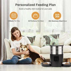 4.5L Automatic Cat Feeder with WiFi & Button Control - SnaggIt