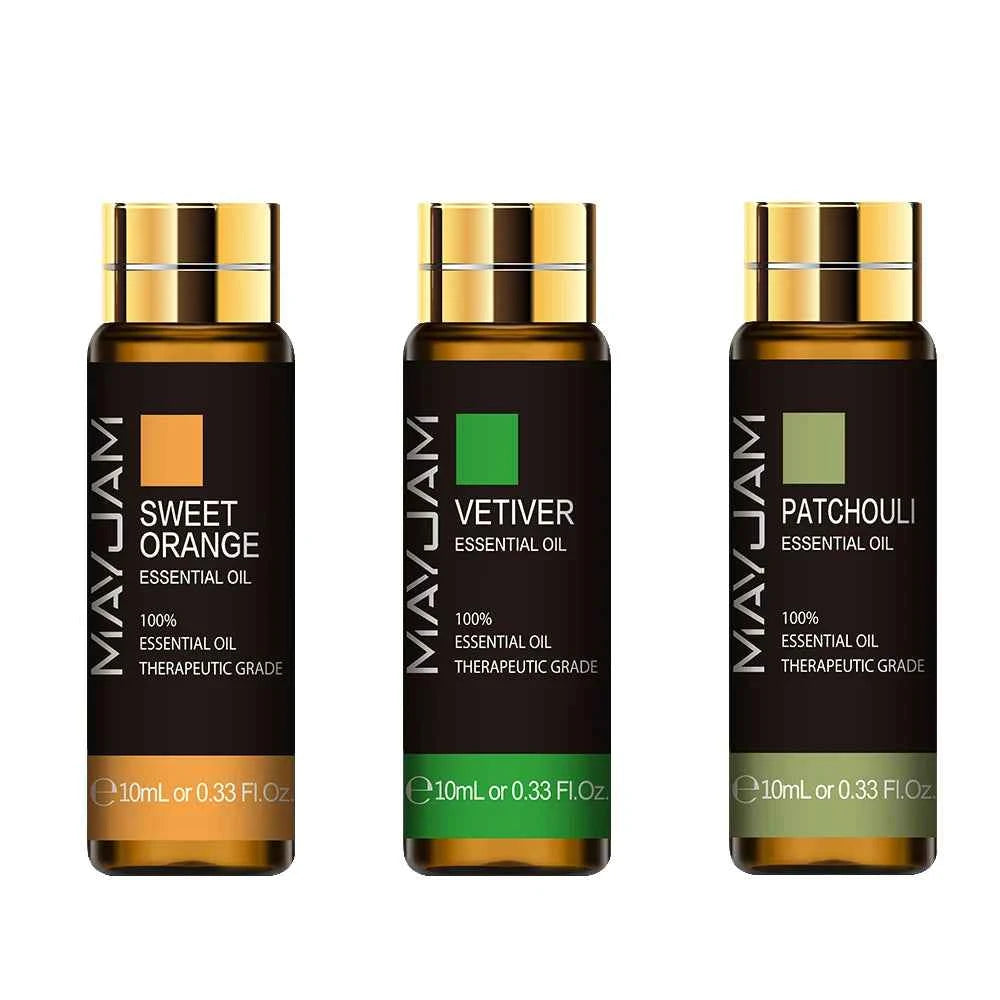 Professional Botanical 3 Piece Essential Oil Collections – 100% Pure Plant Extracts in 10ml & 30ml Configurations
