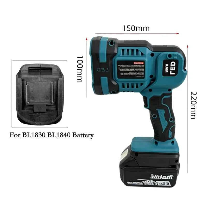 Cordless LED lantern and spotlight for Makita 18V batteries – image 5