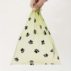 High Density Paw Print Waste Bags | Thickened Leak Proof & Odor Control Design