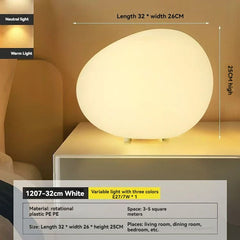 Modern Cobblestone Minimalist LED Night Light by Snagg A Table Lamp