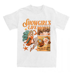 Showgirl's Life Graphic T-shirt Print Womans Streetwear