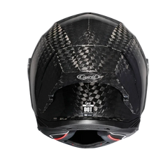 Carbon Fiber Pattern Full Face Motorcycle Helmet by Snagg A Motorcycle Helmet