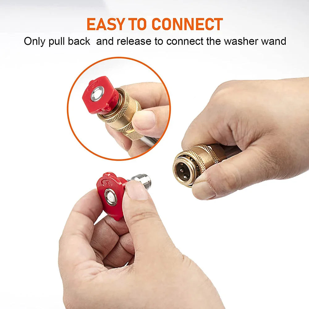 4000 PSI Spray Gun with Nozzles & Foam Lance Kit by Snagg A Foam Cannon