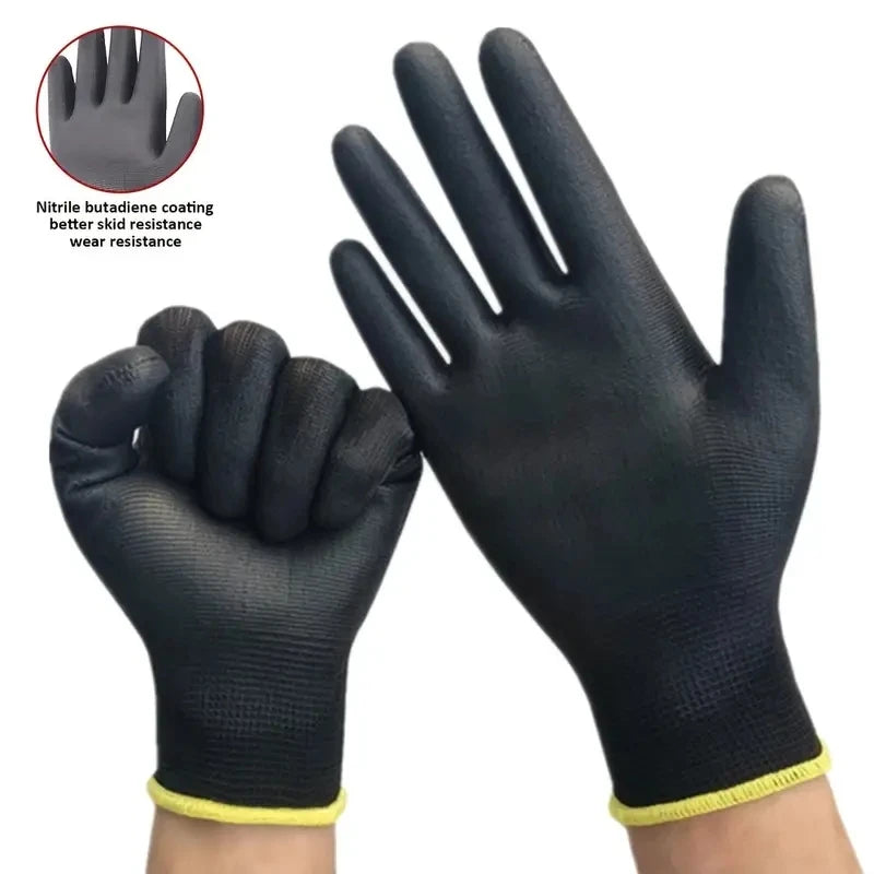 12 Pairs Protective Work Gloves by Snagg A Gloves