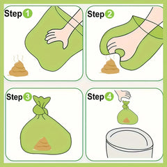 High Density Paw Print Waste Bags | Thickened Leak Proof & Odor Control Design