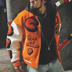 Embroidered baseball jacket for men by Snagg A Jacket
